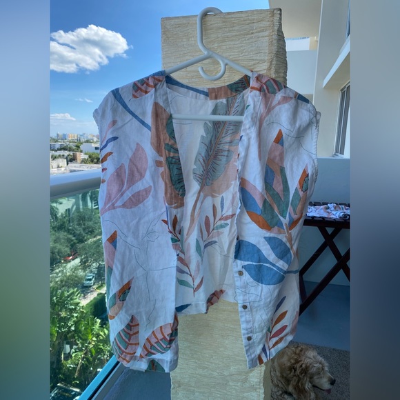 Cynthia Rowley palm short set - Picture 1 of 7